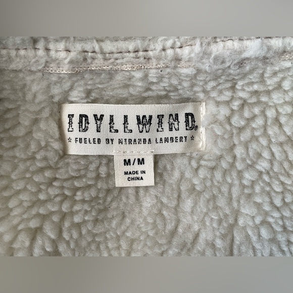 IDYLLWIND Miranda Lambert Medium Suede Sherpa Cactus Horseshoe Western Coat - Picture 7 of 14